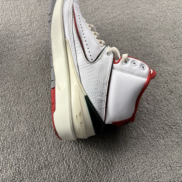 Nike Air Jordan 2 Retro (GS) Origins White Shoes Size 6.5 Youth Womens Size 8 - Picture 13 of 15